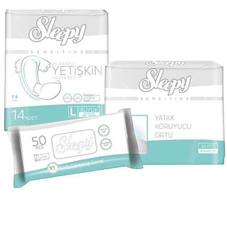 eruslu somnolent couche-culotte pour patient adulte housse de matelas serviette de nettoyage pour le corps